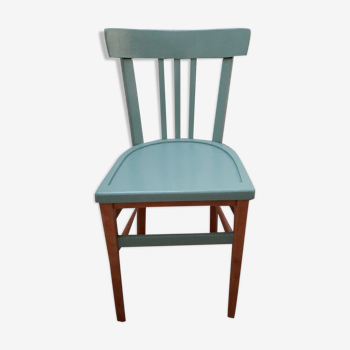 Vintage 50s mint green bistro chair