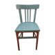 Chaise bistrot vintage années 50 vert mint
