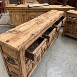 Pair of brutalist sideboards