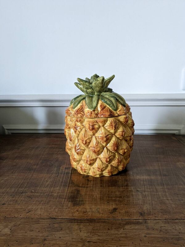 Seau à glace ananas en céramique