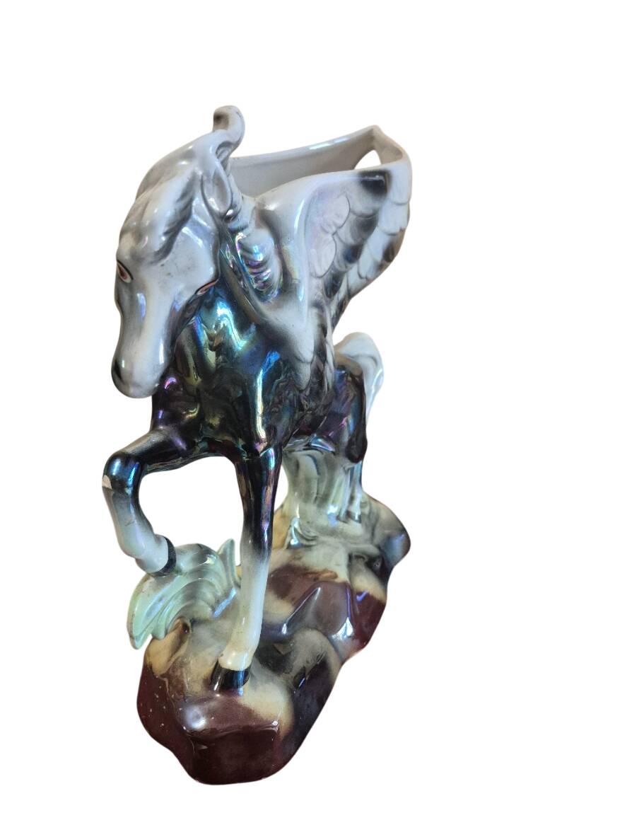 winged Pegasus ceramic vase 1950 / 1970