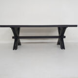 Large custom made dining table by Johannes Blesgen, Germany 1970's