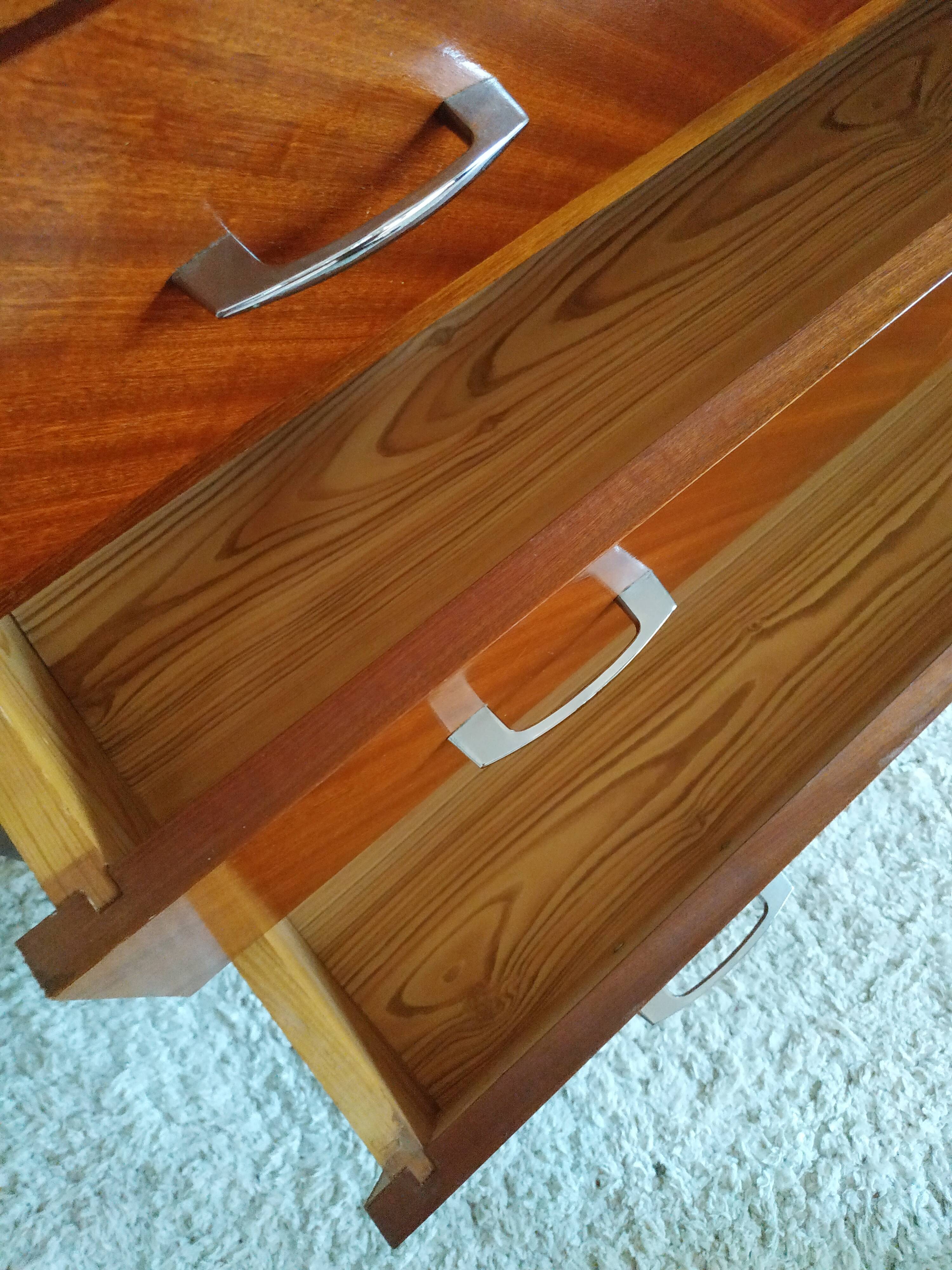 Chest of drawers vintage feet compass