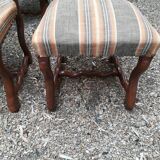 Lot of 6 sheep bone chairs