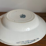 3 deep plates Terre de Fer