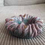 Vintage ceramic ashtray signed