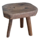 Brutalist tripod farm stool