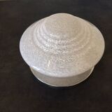 Zebra opaline ceiling light