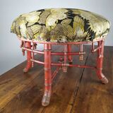 Napoleon III bamboo pouf
