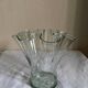 Glass “handkerchief” vase