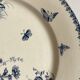 Set of 2 iron earth plates Sarreguemines earthenware Tsarine ACC-7301