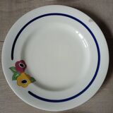 12 mismatched antique dinner plates