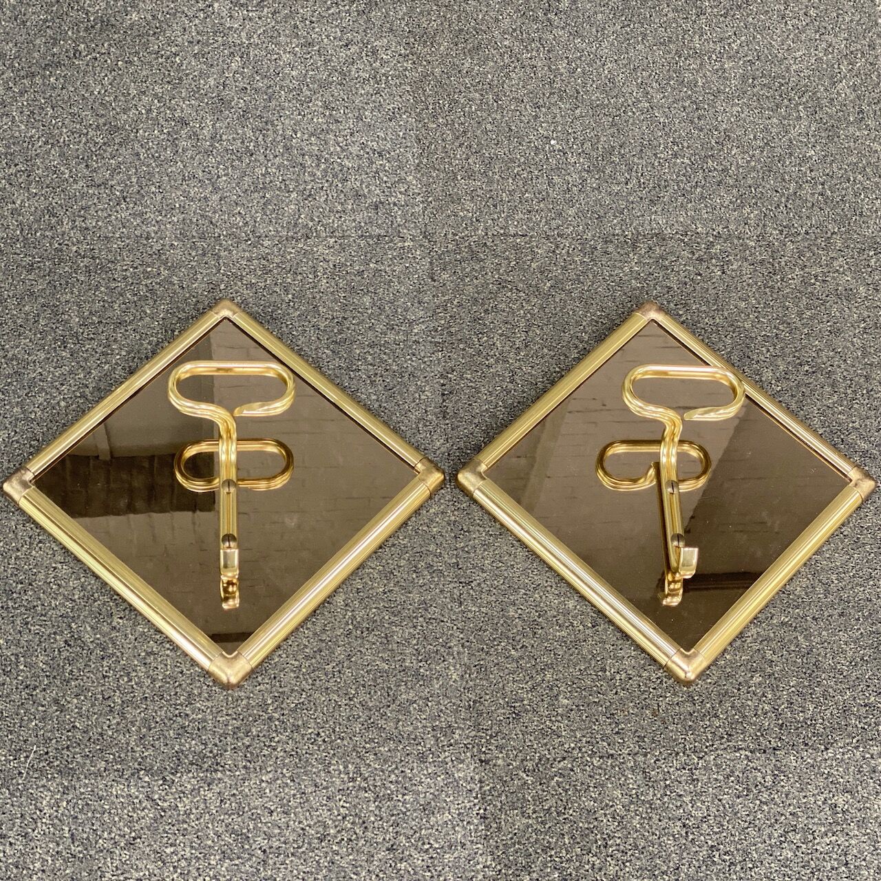 Pair of coat racks by Baller