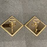 Pair of coat racks by Baller
