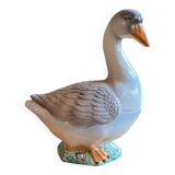 Old soup tureen in the shape of a goose