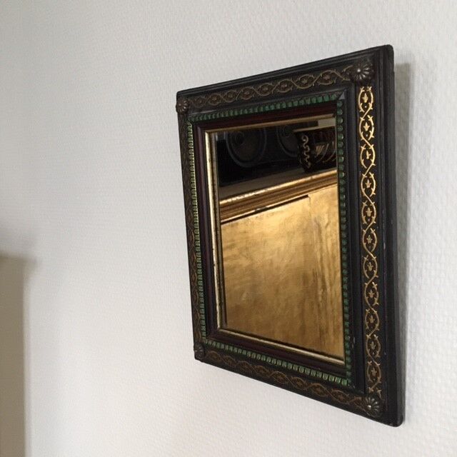 Mirror ancient Napoleon III style 22x27cm