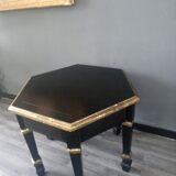 Black and gold coffee table