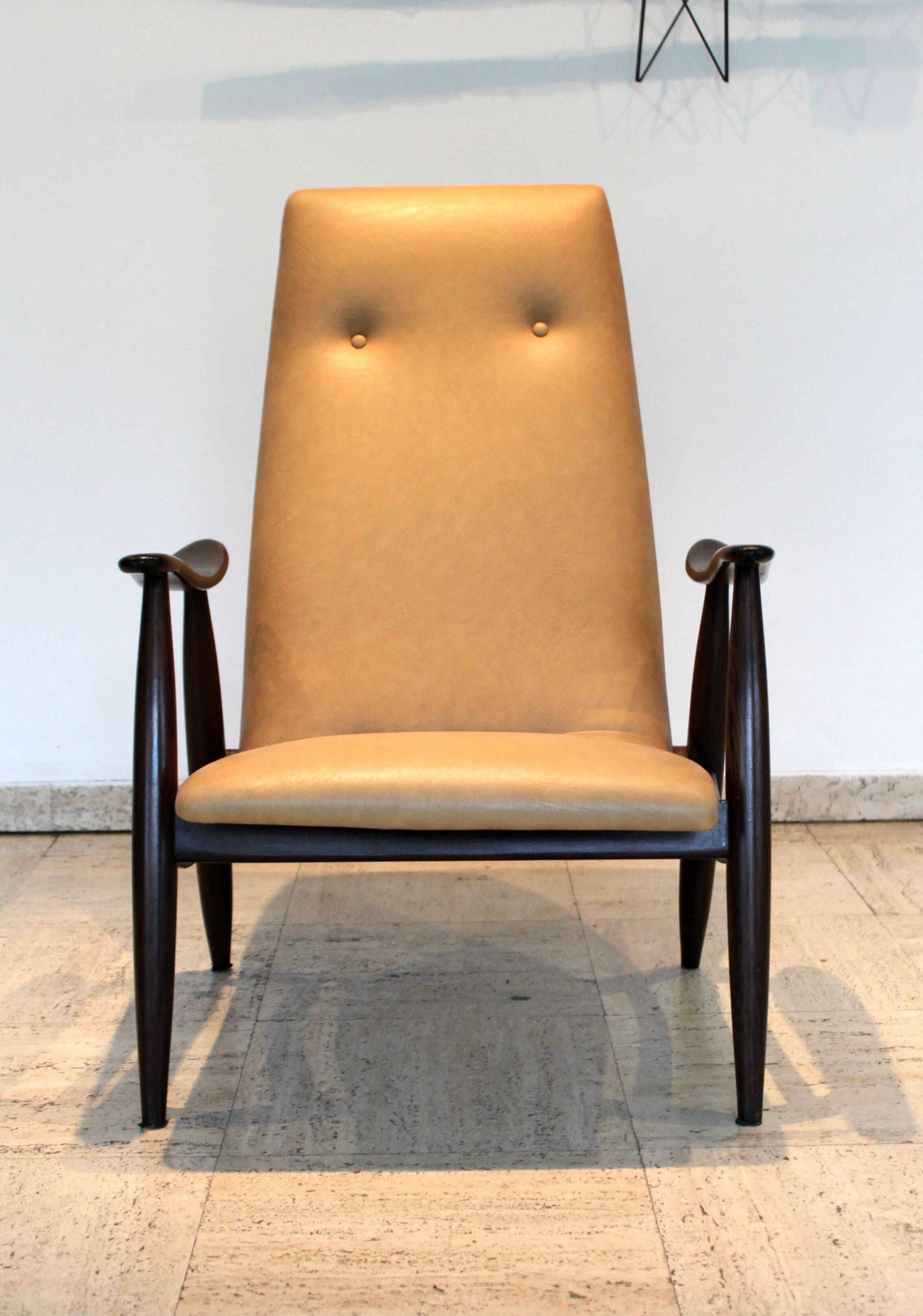 Senior armchair by Louis Van Teeffelen for WéBé, Denmark, 1950.