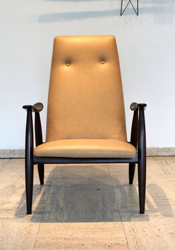Fauteuil Senior par Louis Van Teeffelen pour WéBé, Danemark, 1950.