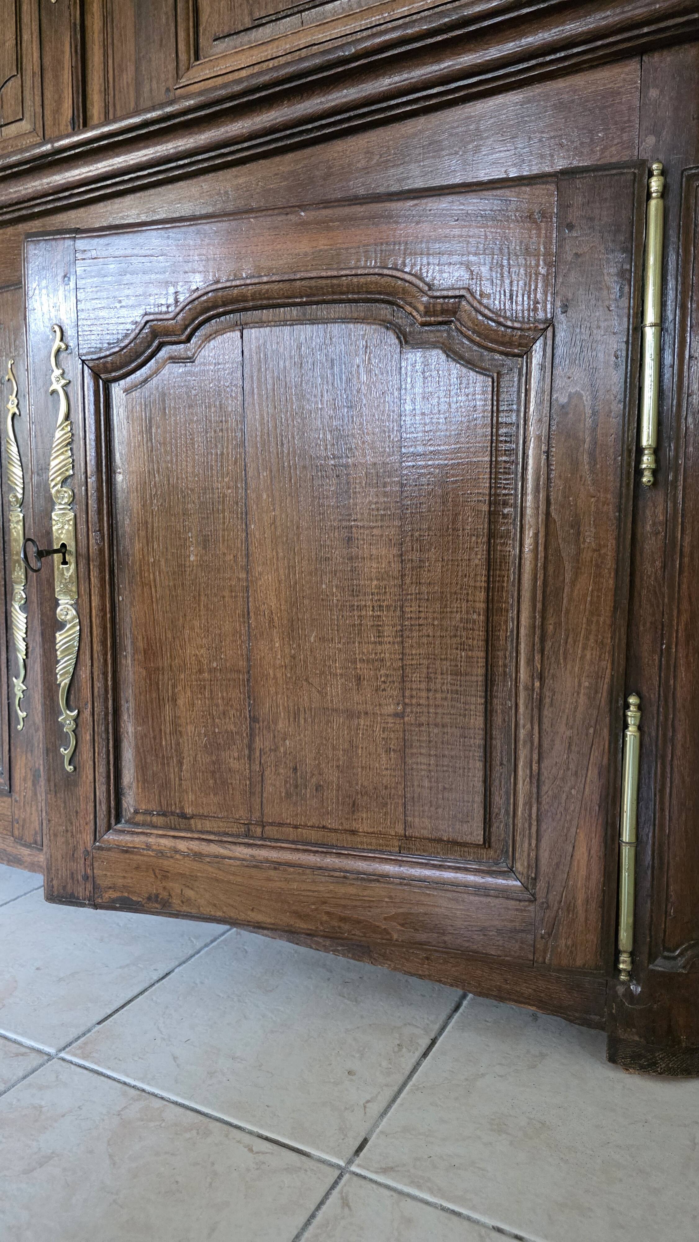 Buffet Normand double corps en chêne
