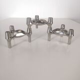 Set of 3 Nagel BMF candle holders