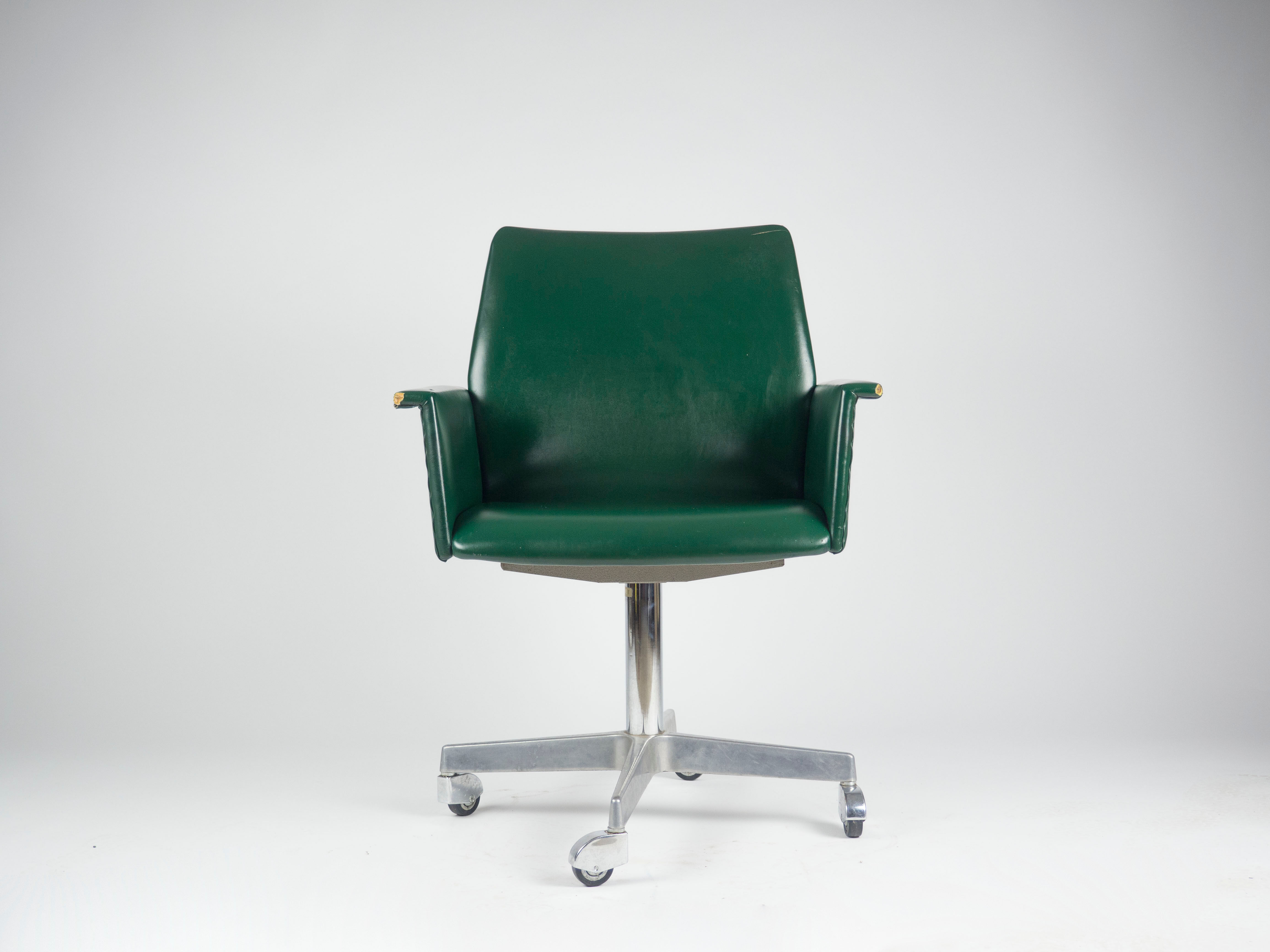 Vintage bauhaus officechair, maquet, 60s