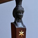 Console retour d’Égypte en acajou, époque Empire, début XIXe