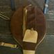 Diamond Badminton Racket Pair Wood + Metal + Leather Case TANNS Vintage