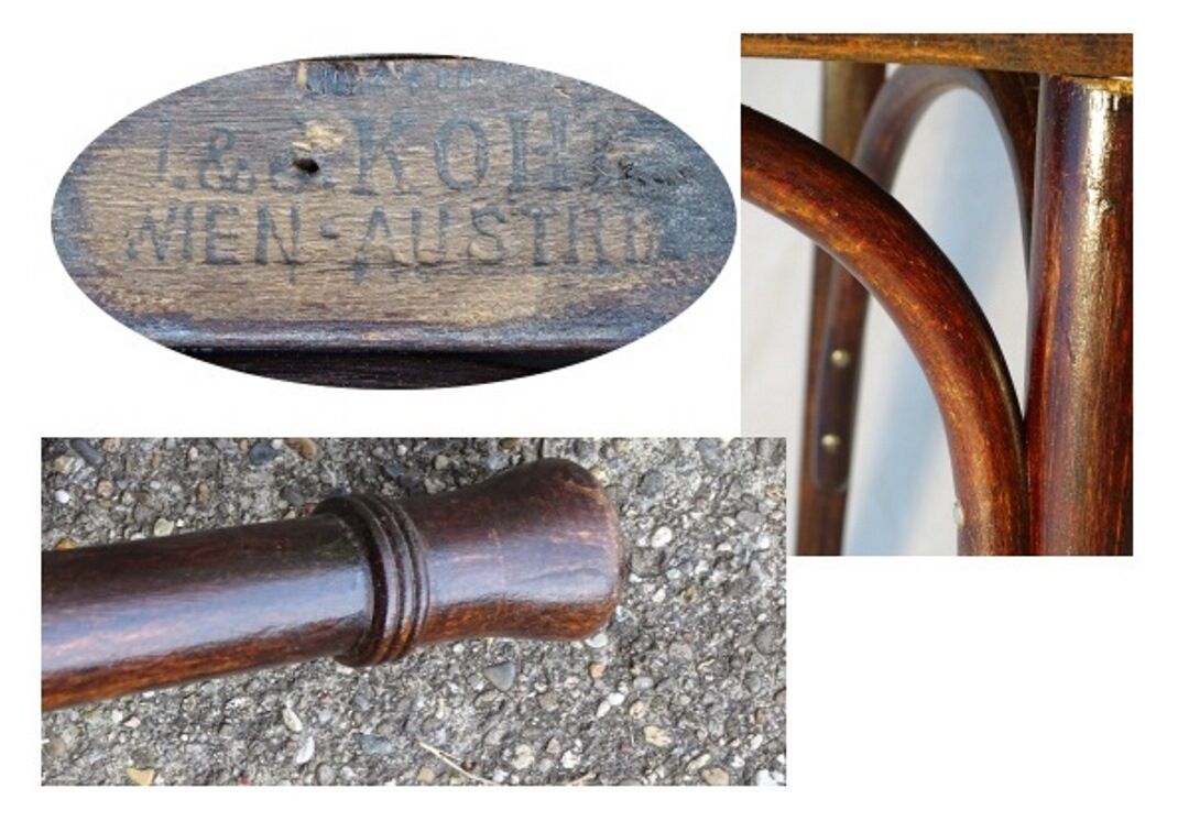 Bistro chair by Hoffmann Joseph for Kohn 1910 ,N°369/A