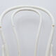 White wooden chair with cannage