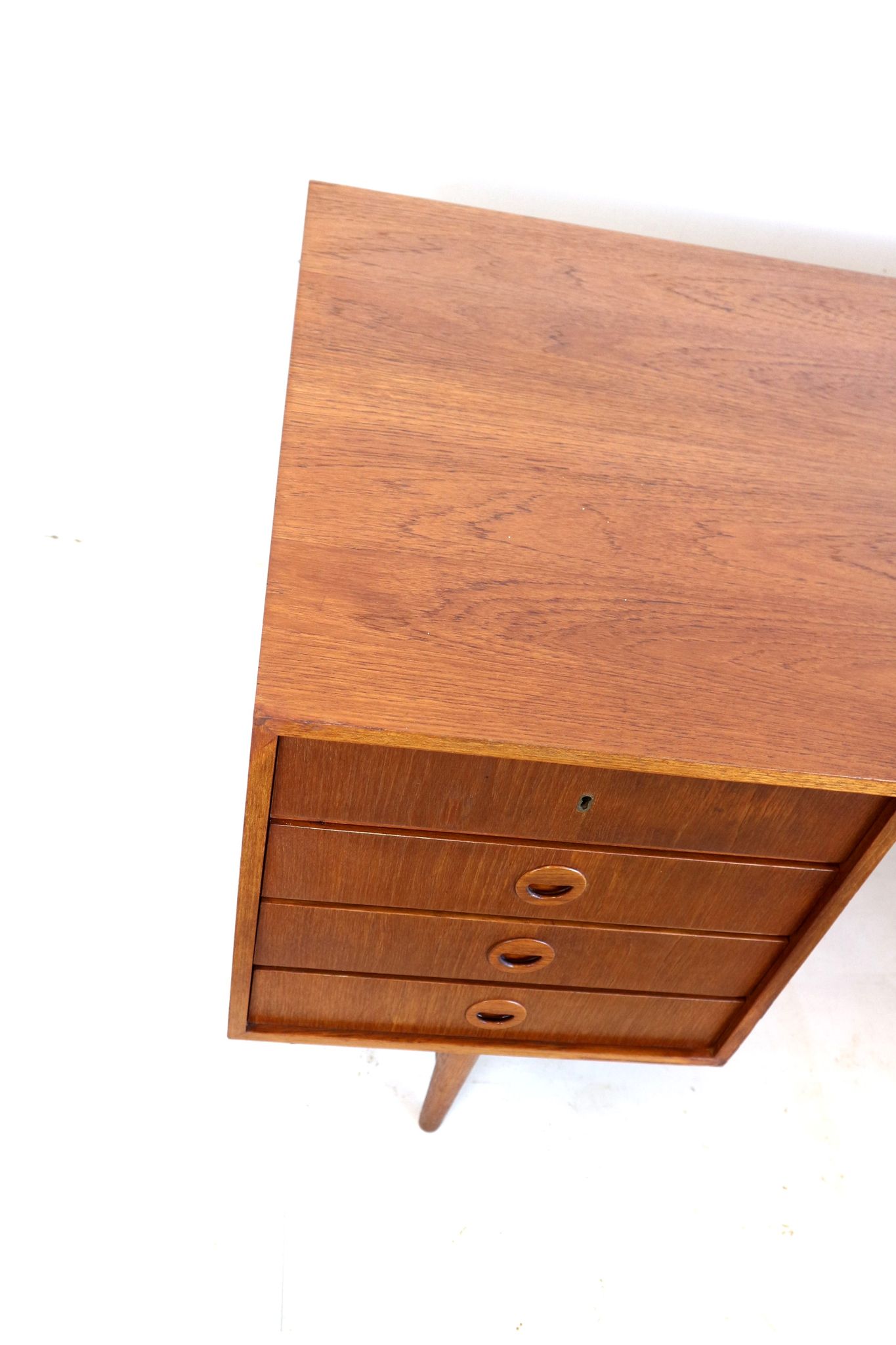 Vintage freestanding danish desk made in the 1960s