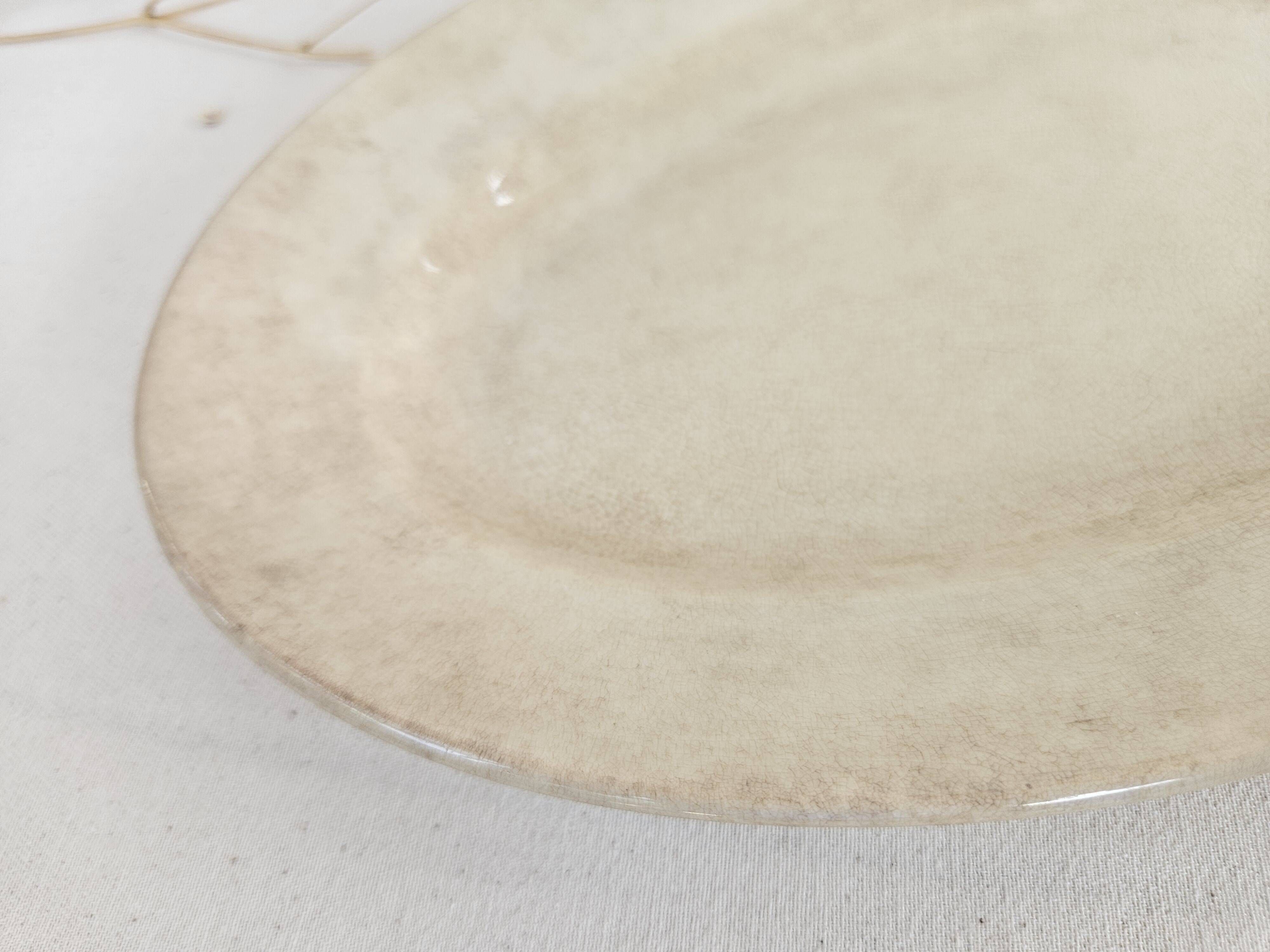 Old oval dish Pexonne FF – Ironstone