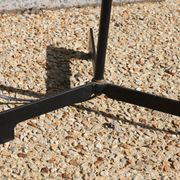 Lampadaire moderniste métal bois