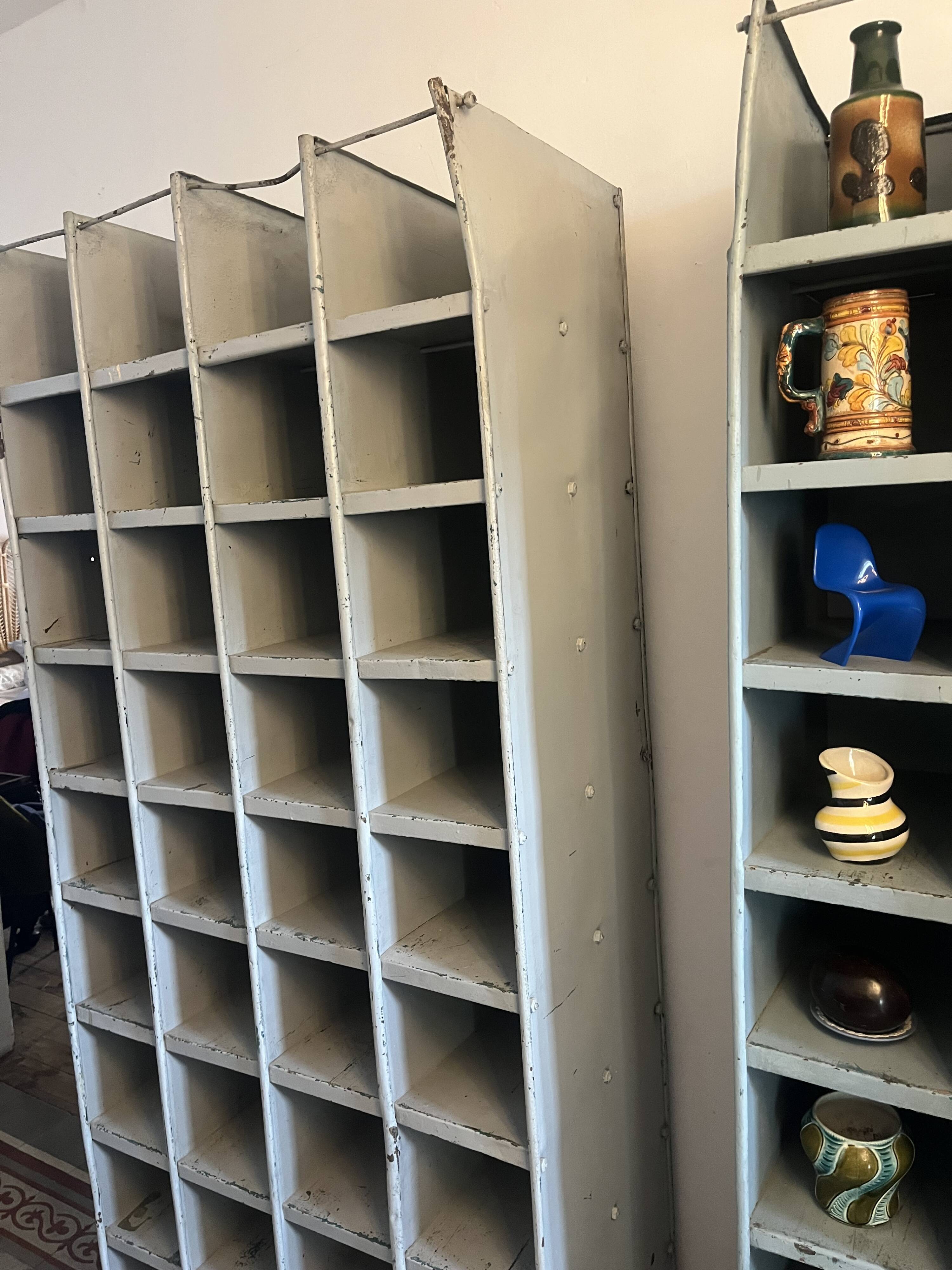 Old postal sorting furniture