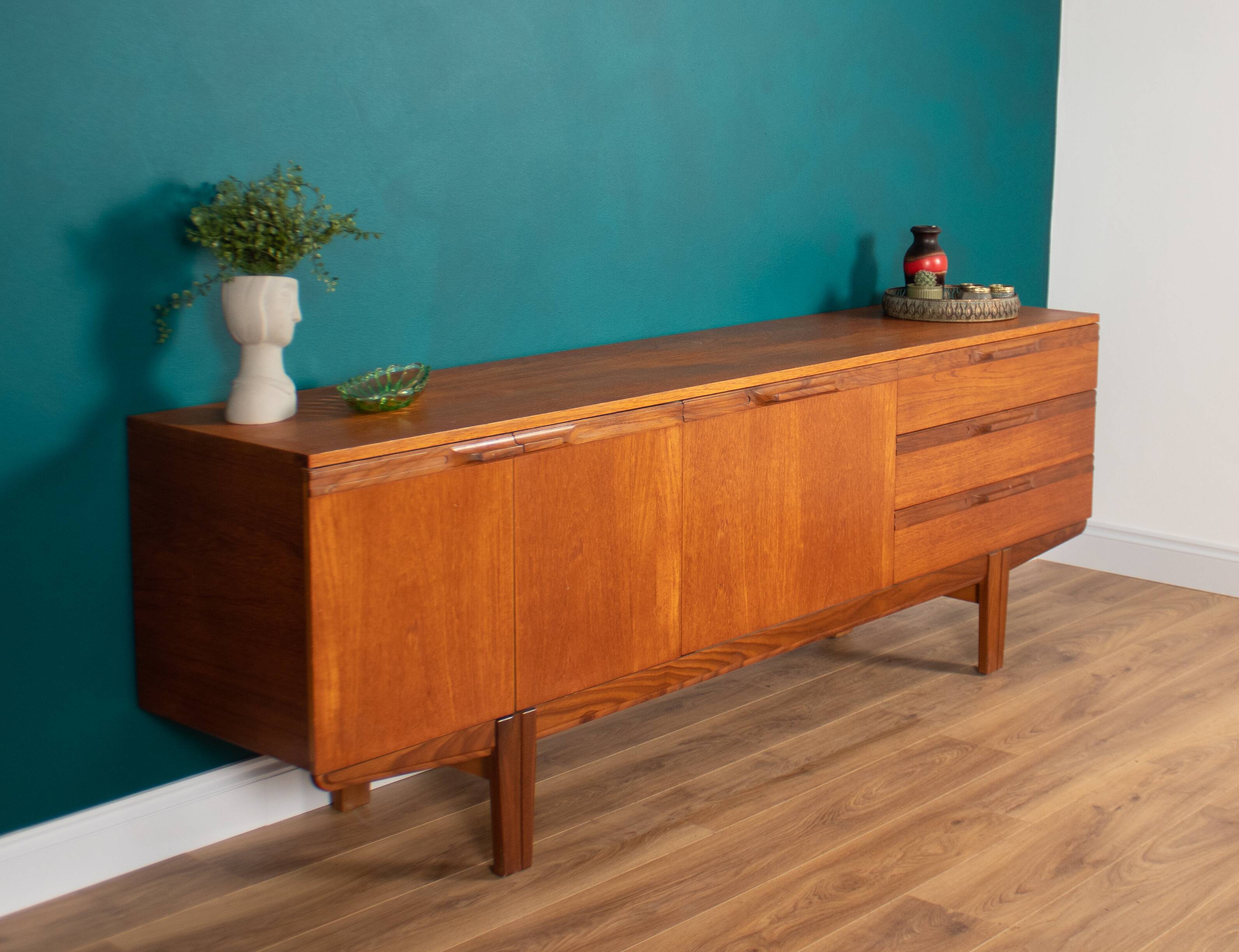 Retro Teak 1960s Beutility Midcentury Sideboard