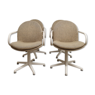 Chicago swivel armchairs by Geoffrey Harcourt for Artifort, set of 4