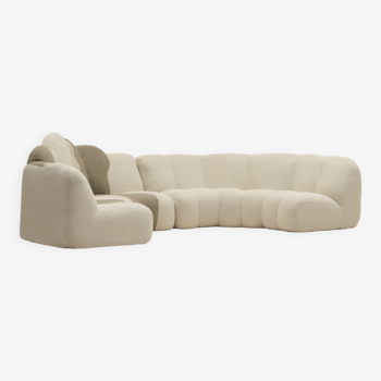 Playful sofa by Design studio Polster mit pep, Germany 80s.