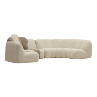 Playful sofa by Design studio Polster mit pep, Germany 80s.