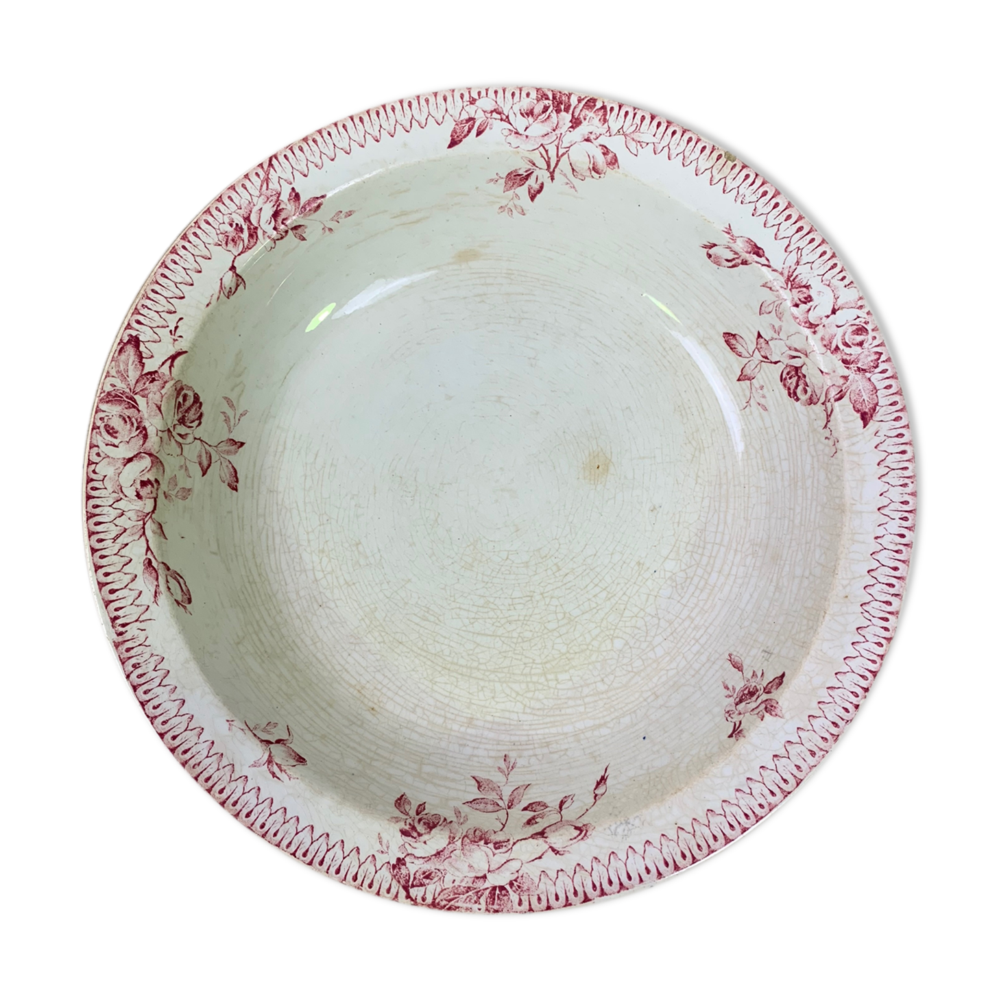 Dish porcelain Gien model Pomponnette