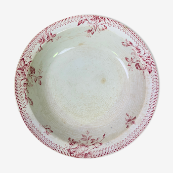 Dish porcelain Gien model Pomponnette