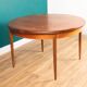 Retro teak gplan 1960s fresco dining table & 4 four chairs by victor wilkins