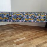 Large Bench upholstered wax fabrics