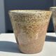 Set of 2 cups in Indonesian ceramic (brown & speckled glazed matte)