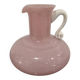 Vintage pink opaline pitcher