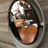 Oval mirror design allibert year 70