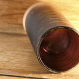 Multilayer tubular glass vase