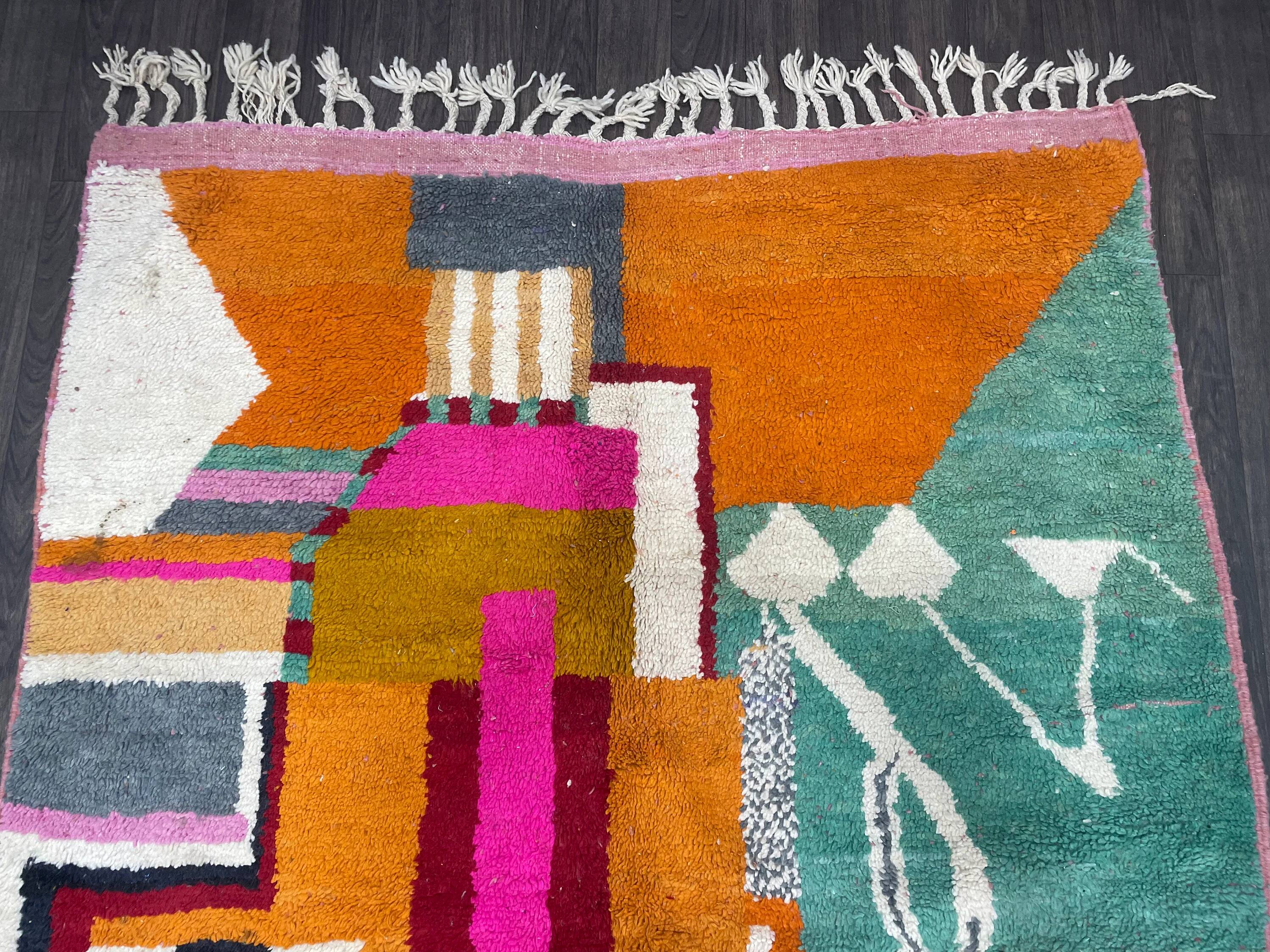 Berber carpet in pure wool 2.5 x 1.5 m