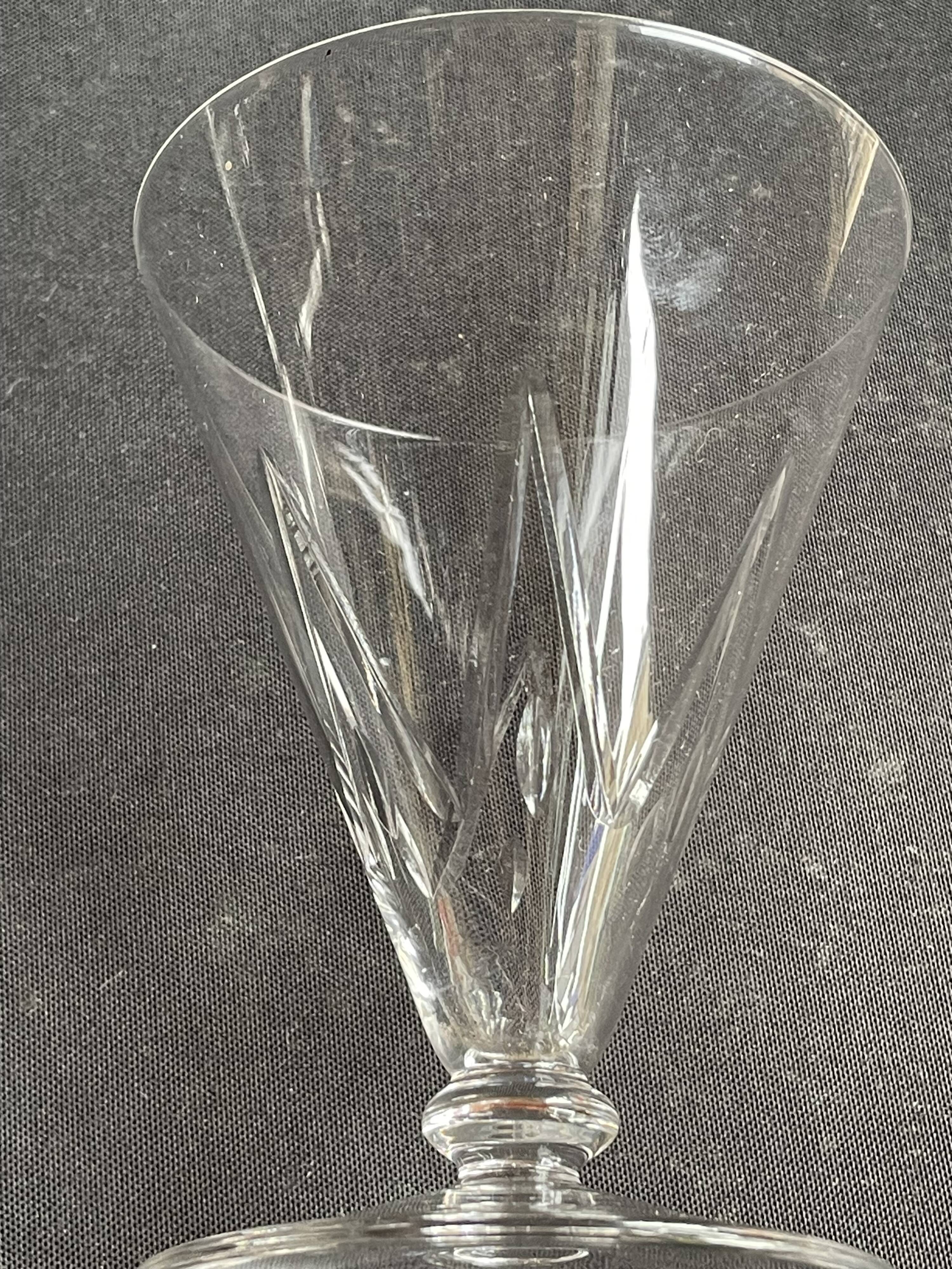 5 Verres à eau – Saint Louis service Bossuet taille 10406