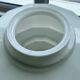 Art Deco pendant light in white Skycraper opaline