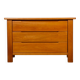 Vintage chest of drawers in solid elm, 1980